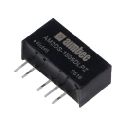 Convertor: DC/DC; 2W; Uintr: 13,5÷16,5VDC; Uieş: 5VDC; Uieş2: -5VDC