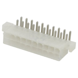Conector: cablu-placă; soclu; tată; PIN: 20; Mini-Fit Jr; 13A; THT