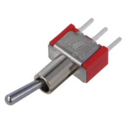 Comutator: basculant; Poz: 2; SPDT; ON-ON; 2A/250VAC; 5A/28VDC; 100
