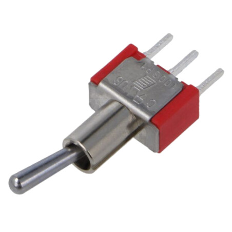 Comutator: basculant; Poz: 2; SPDT; ON-ON; 2A/250VAC; 5A/28VDC; 100