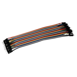 Cablu de conectare; diferite culori; 40buc; 170mm; cabluri bandă