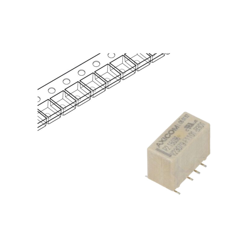 Releu: electromagnetic; DPDT; Ubobină: 5VDC; 2A; 0,5A/125VAC; P2 Releu: electromagnetic; DPDT; Ubobină: 5VDC; 2A; 0,5A/125VAC; P2