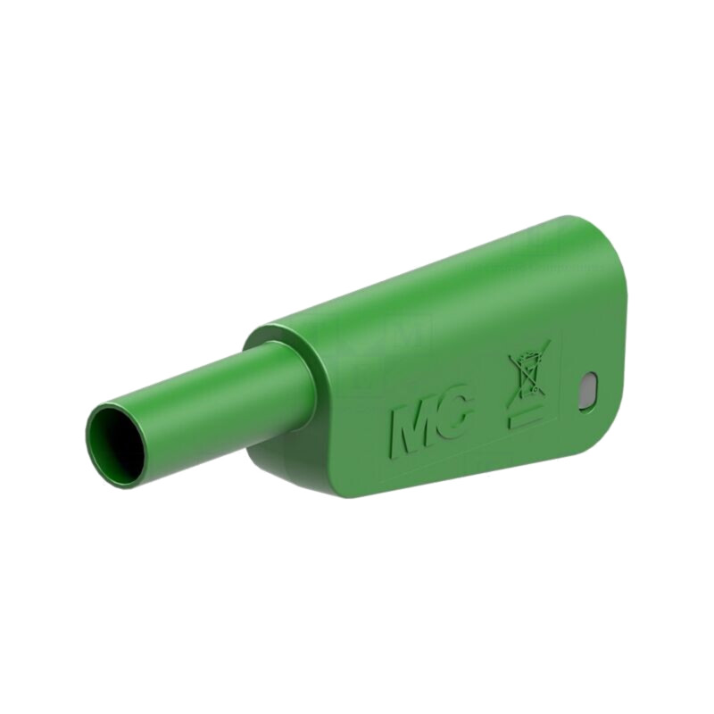 Conector: banană 4mm; 32A; 1kV; verde; nichelat; lipite Conector: banană 4mm; 32A; 1kV; verde; nichelat; lipite