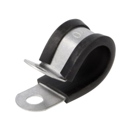 Clipsuri; Øbuclă: 34mm; W: 12,7mm; oţel; Material protecţie: PVC