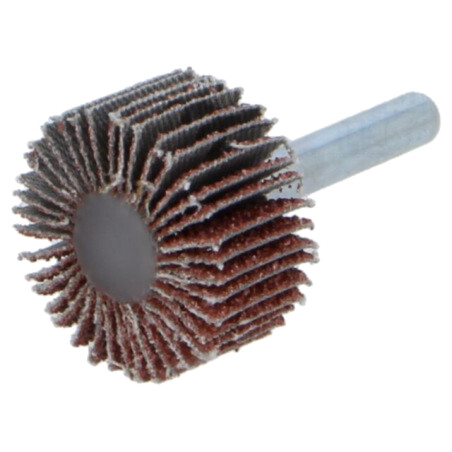 Grinding pin; Granularity: 40; flap,with lever; Mounting: rod 6mm