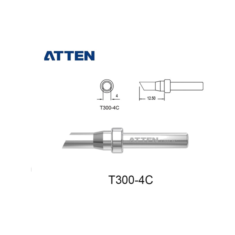 Vârf; despicat; 4mm; la ciocan de lipit Vârf; despicat; 4mm; la ciocan de lipit