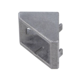 Colţar; pt.profile; Lăţime cant: 6mm; W: 28mm; H: 27,2mm; L: 27,2mm