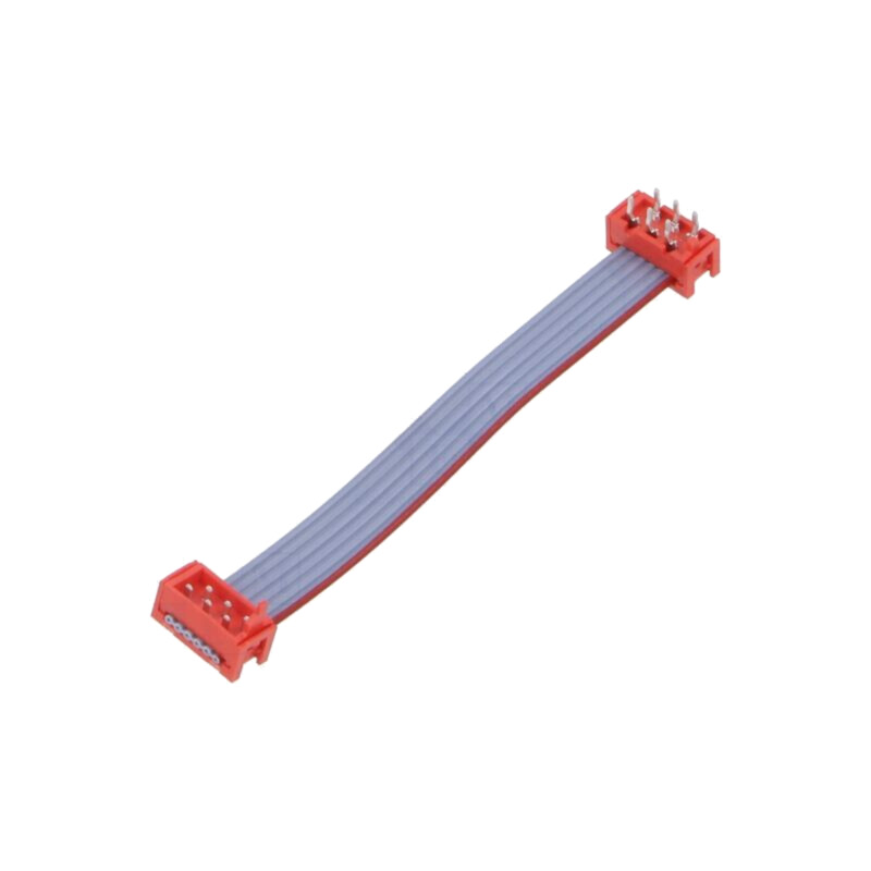 Cablu panglică cu conectori; P.cablu-bandă: 1,27mm; PIN: 6; 2x3 Cablu panglică cu conectori; P.cablu-bandă: 1,27mm; PIN: 6; 2x3