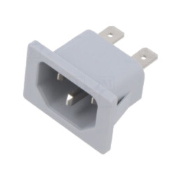 Conector: alimentare AC; soclu; tată; 10A; 250VAC; C14 (E); 1061