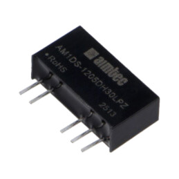 Convertor: DC/DC; 1W; Uintr: 10,8÷13,2VDC; Uieş: 5VDC; Uieş2: -5VDC