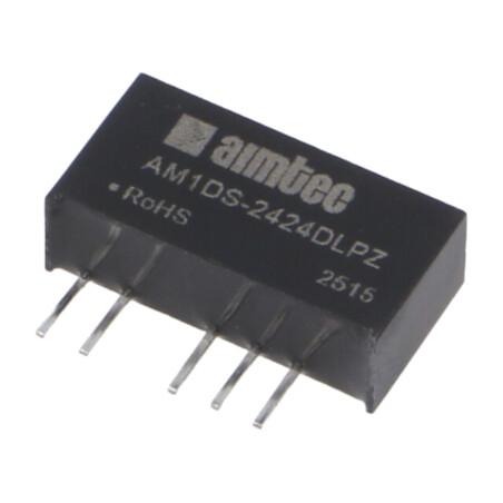 Convertor: DC/DC; 1W; Uintr: 21,6÷26,4VDC; Uieş: 24VDC; Iintr: 51mA
