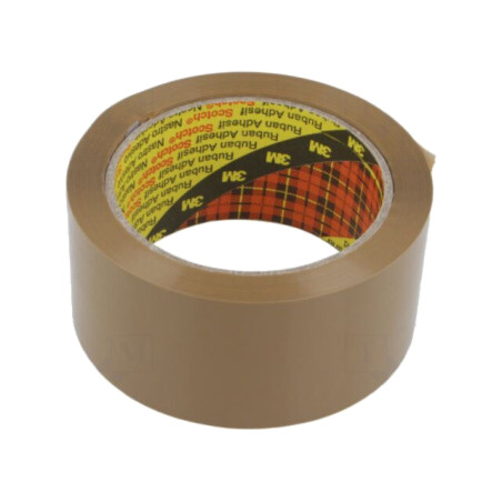 Bandă pentru ambalare; Lung: 66m; Lăţ: 48mm; maro