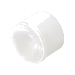 Lentilă LED; rotund; plexiglass PMMA; 19÷30°; Fixare: adeziv