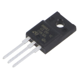 Tranzistor: N-MOSFET; unipolar; 800V; 6A; Idm: 24A; 25W; TO220FP