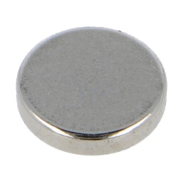 Magnet: fix; neodim; 10N; Ø: 10mm; H: 2mm