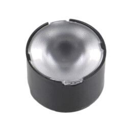 Lentilă LED; rotund; plexiglass PMMA; transparentă; 36÷48°