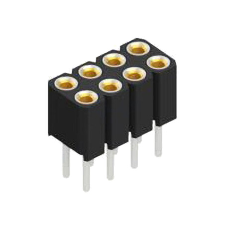 Conector: şiruri pini; soclu; mamă; PIN: 8; BLY 2; 2,5A; 100V; drept
