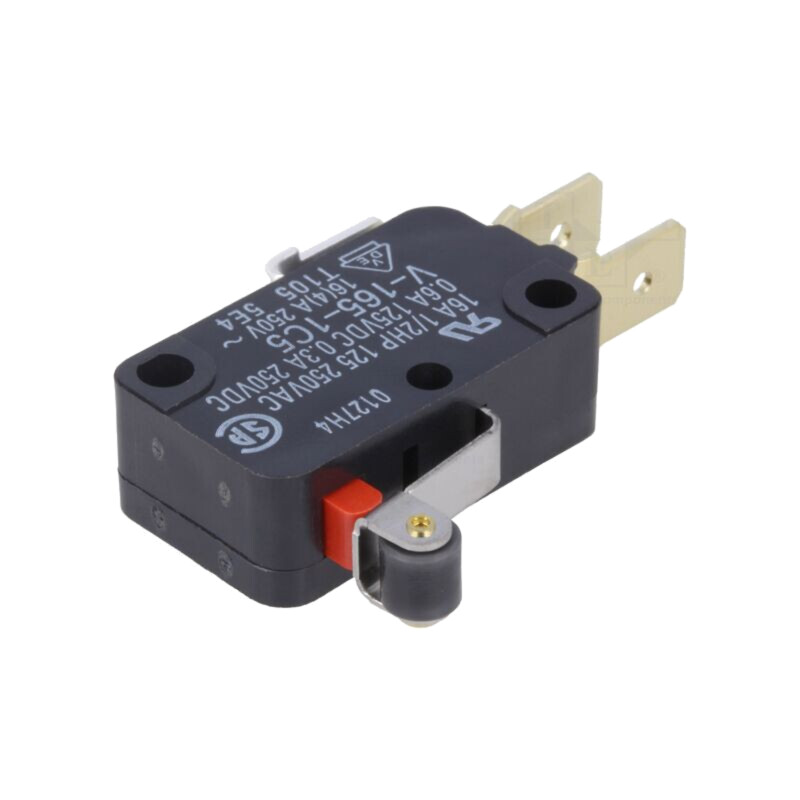 Microîntrerupător SNAP ACTION; 16A/250VAC; 0,6A/125VDC; SPDT Microîntrerupător SNAP ACTION; 16A/250VAC; 0,6A/125VDC; SPDT