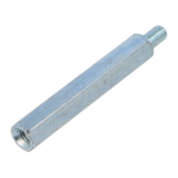 Piuliţă-distanţieră filetată; 60mm; Filet int: M6; Filet ext: M6