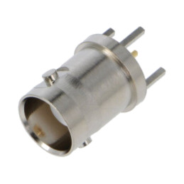 Conector: BNC; soclu; mamă; drept; 50Ω; THT; pentru PCB