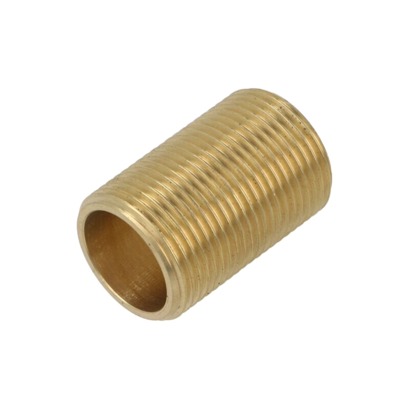 Term.îmbinare: niplu; cu filet complet; 40mm; alamă CW617N; BR Term.îmbinare: niplu; cu filet complet; 40mm; alamă CW617N; BR