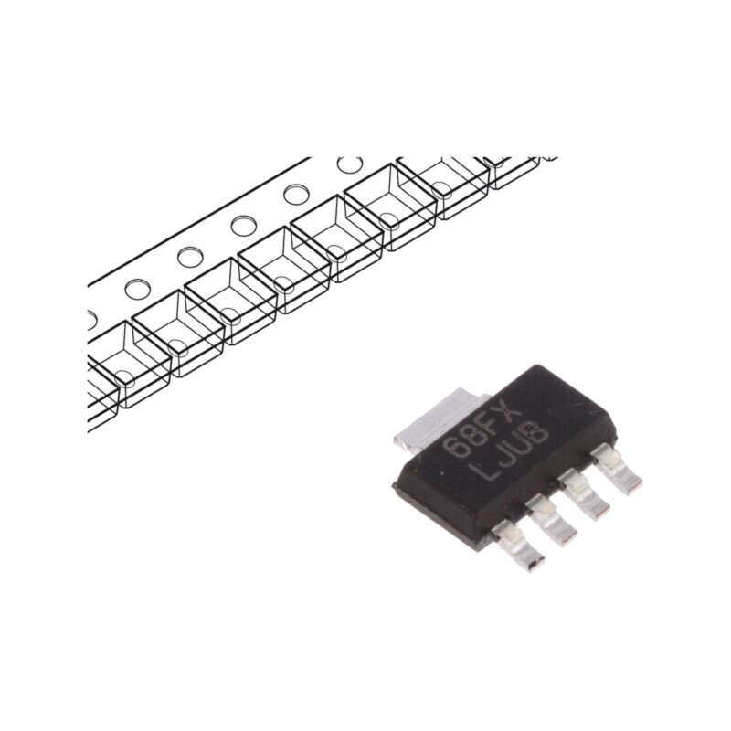 IC: stabilizator de tensiune; LDO,reglabil; 1,25÷9V; 0,5A; SMD IC: stabilizator de tensiune; LDO,reglabil; 1,25÷9V; 0,5A; SMD
