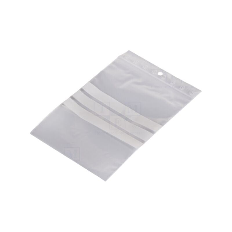 Pungă cu fermoar; Lung: 150mm; Lăţ: 100mm; Gros: 0,05mm; 100buc. Pungă cu fermoar; Lung: 150mm; Lăţ: 100mm; Gros: 0,05mm; 100buc.