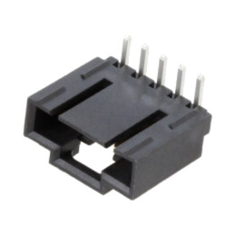 Conector: cablu-placă; soclu; tată; PIN: 5; SL; în unghi 90°; THT