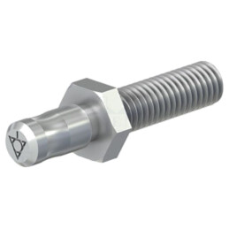 Conector: banană 6mm; mufă; M6,cu şurub; 35mm; Medical