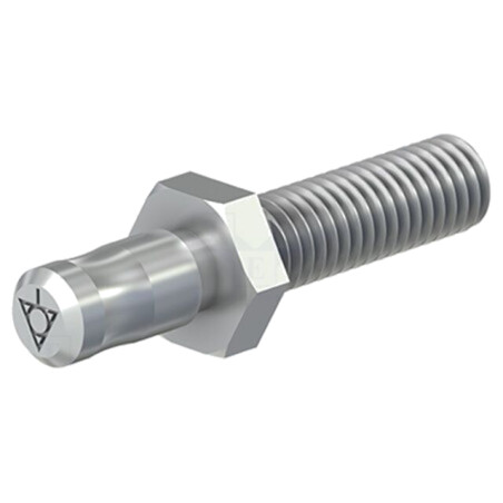 Conector: banană 6mm; mufă; M6,cu şurub; 35mm; Medical