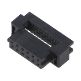 Conector: cablu-cablu/PCB; mufă; mamă; PIN: 12; Milli-Grid; drept