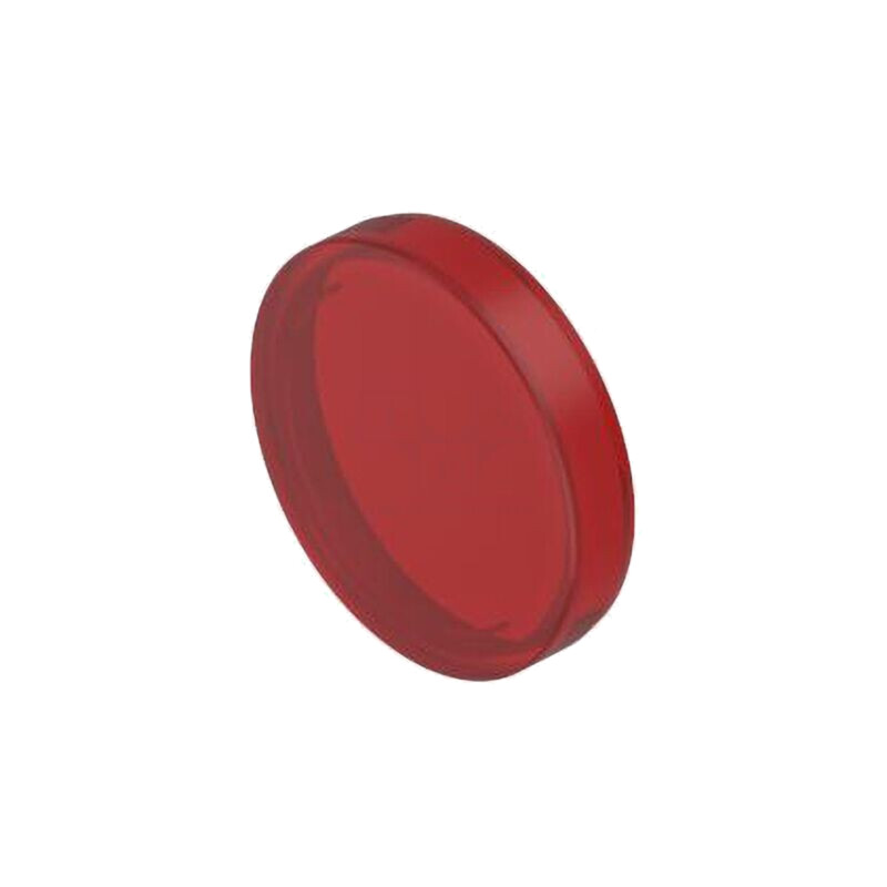 Lentilă pentru buton; OptoHiT; roşie; plastic; Ø23,7mm Lentilă pentru buton; OptoHiT; roşie; plastic; Ø23,7mm