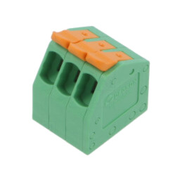 Conector: regletă de conexiuni pt.PCB; Terminal; 32A; 400V; verde