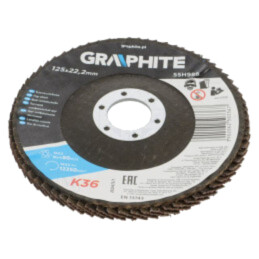 Disc de şlefuit cu lambouri; Ø: 125mm; Øorif: 22,2mm