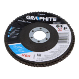 Disc de şlefuit cu lambouri; Ø: 125mm; Øorif: 22,2mm