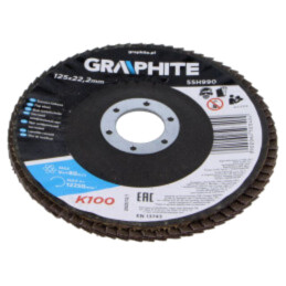 Disc de şlefuit cu lambouri; Ø: 125mm; Øorif: 22,2mm