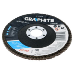Disc de şlefuit cu lambouri; Ø: 125mm; Øorif: 22,2mm