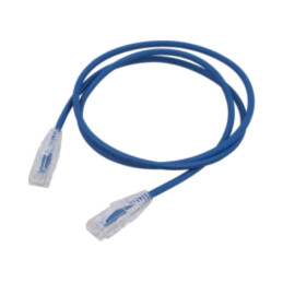 Patch cord; RJ45 mufă,din ambele părţi; 6; PVC; 1m; -20÷70°C; RJ45