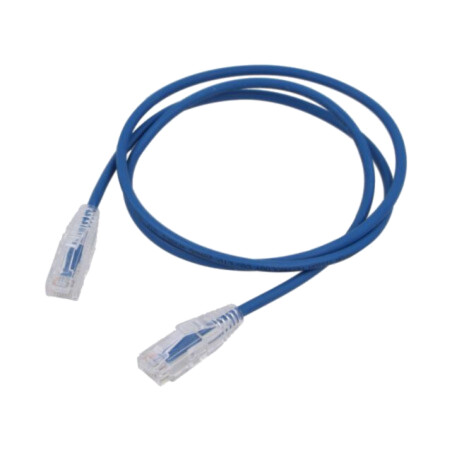 Patch cord; RJ45 mufă,din ambele părţi; 6; PVC; 1m; -20÷70°C; RJ45