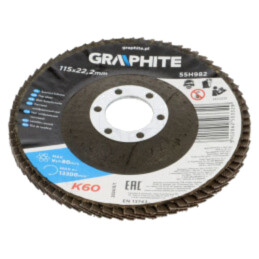 Disc de şlefuit cu lambouri; Ø: 115mm; Øorif: 22,2mm