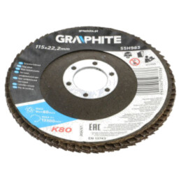Disc de şlefuit cu lambouri; Ø: 115mm; Øorif: 22,2mm