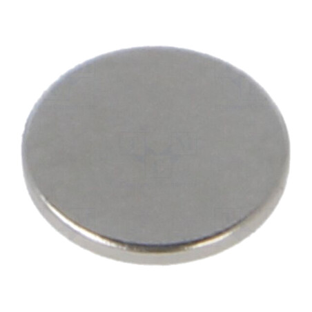 Magnet: fix; neodim; 5N; Ø: 10mm; H: 1mm