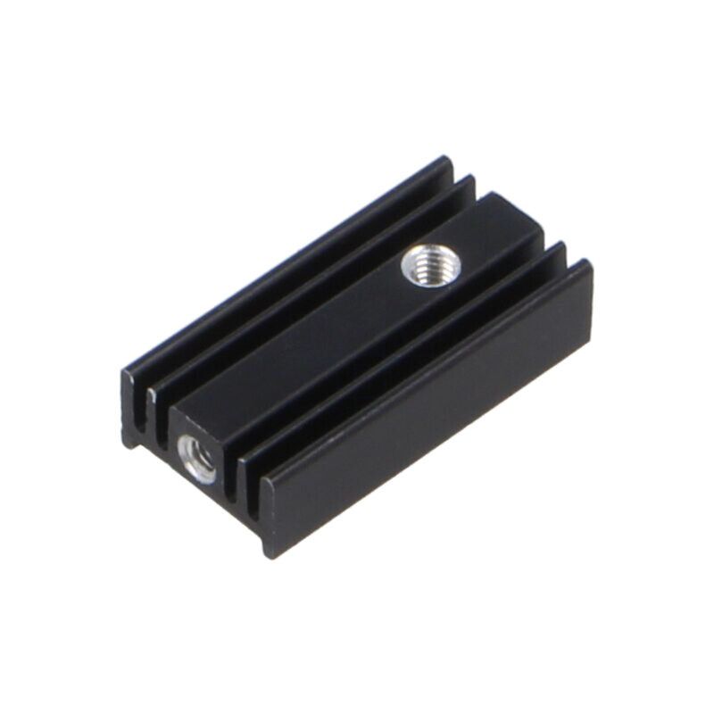 Radiator: extrudat; cu aripioare; neagră; L: 25mm; W: 12,6mm Radiator: extrudat; cu aripioare; neagră; L: 25mm; W: 12,6mm