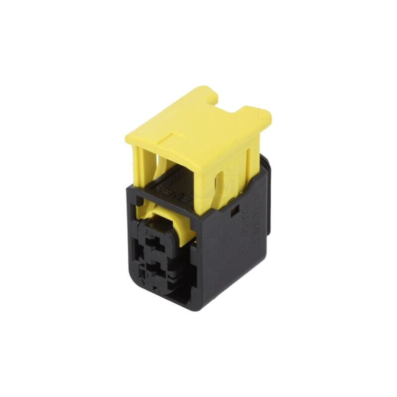 Conector: automotive; mufă; mamă; MCP 2.8; 60V; PIN: 2; IP67; neagră