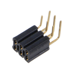 Conector: şiruri pini; soclu; mamă; PIN: 6; BL 4; 3A; 125V; drept; THT