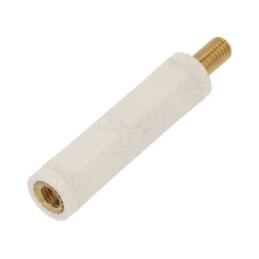 Bucşă izolantă; Filet int: M5; Lung: 40mm; UL94V-2; poliamidă
