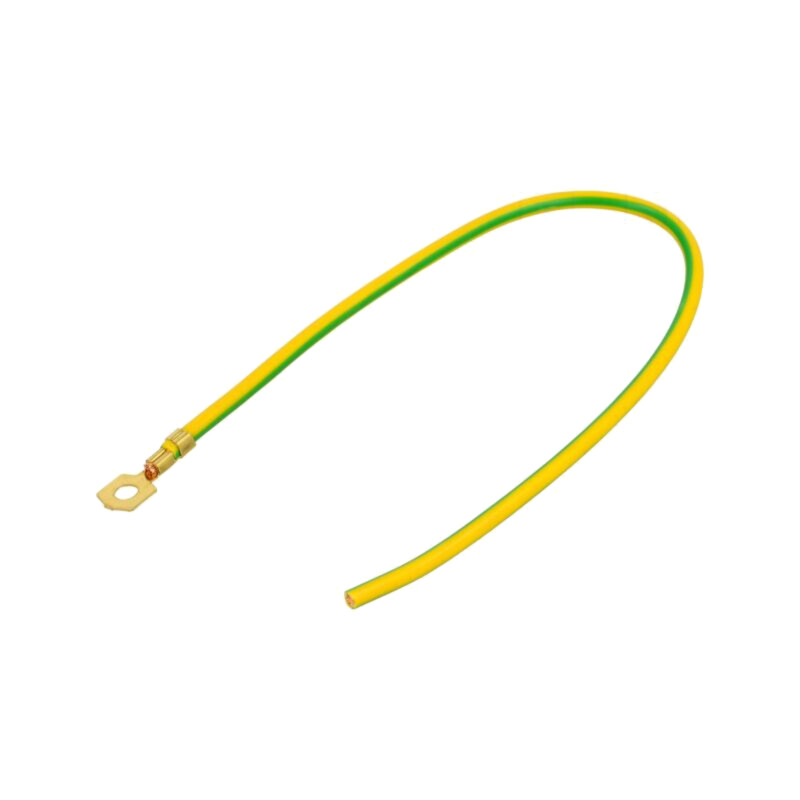 Cable: cable with crimped terminals; yellow-green; 250mm; H07V-K Cable: cable with crimped terminals; yellow-green; 250mm; H07V-K