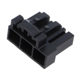 Conector: cablu-cablu/PCB; mufă; mamă; PIN: 3; DF60; drept; crimpat