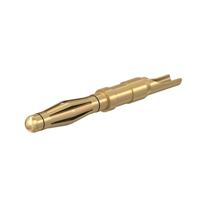 Conector: banană 2mm; mufă; 10A; 30VAC; 60VDC; aurit; lipite Conector: banană 2mm; mufă; 10A; 30VAC; 60VDC; aurit; lipite