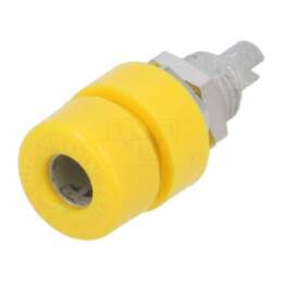 Conector: banană 4mm; soclu; 32A; 30VAC; 60VDC; galbenă; BIL 30